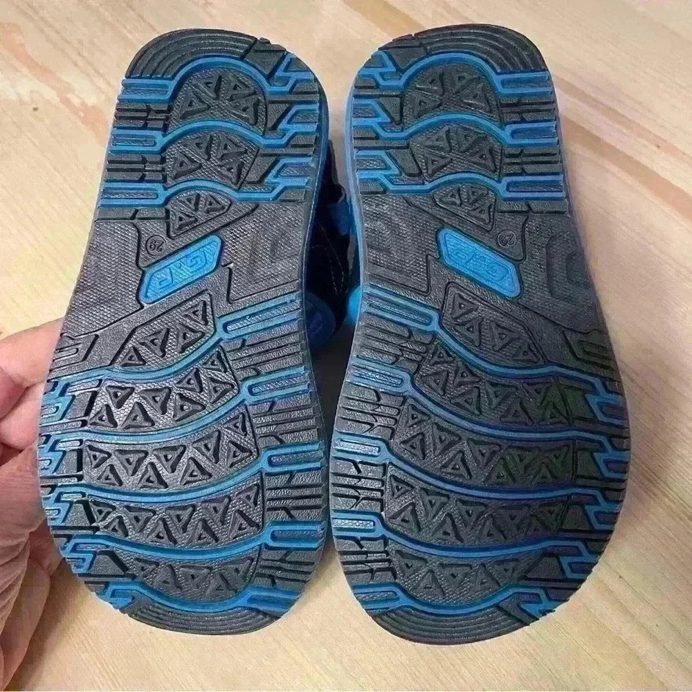Gold PIgeon Girls Boys SNAP LOCK Sandal Blue Water Sand Us 11.5 Eu 29 Shoes.
